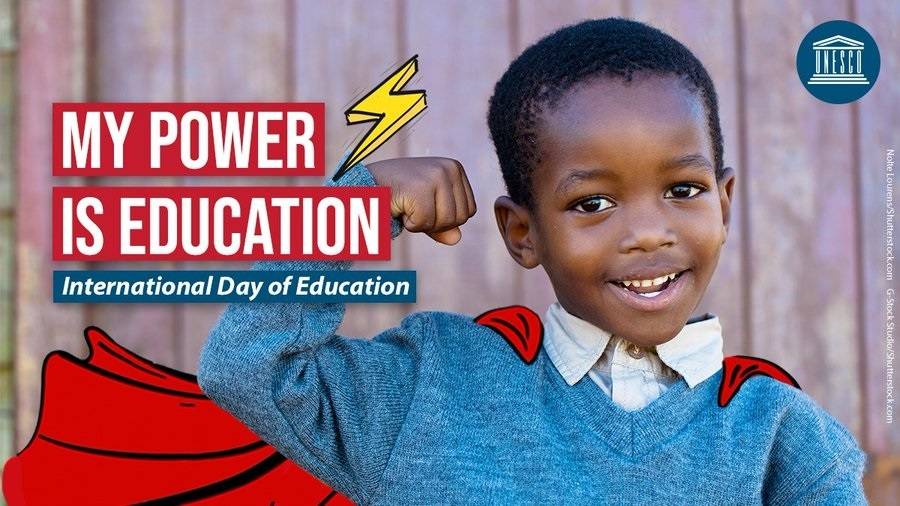 Den internasjonale dagen for utdanning. Foto: UNESCO